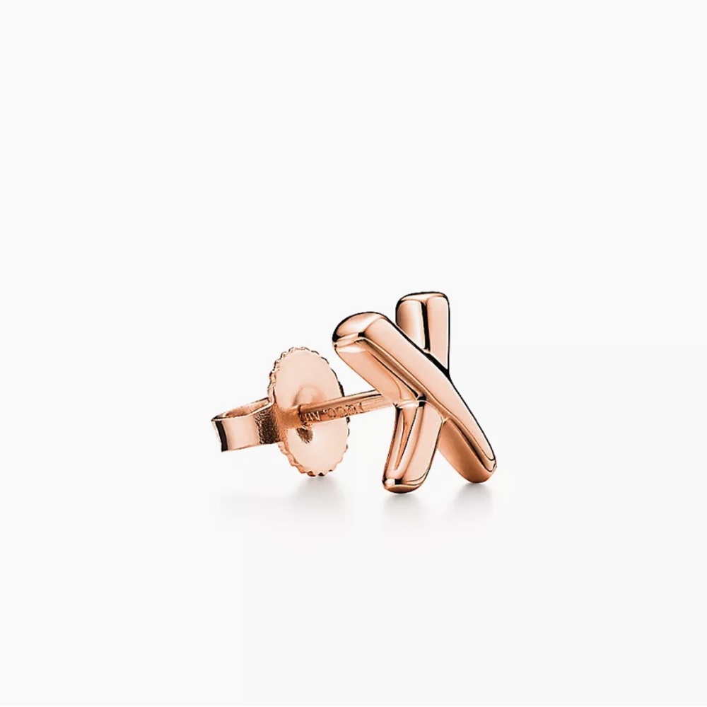 Tiffany & Co. Rose Gold Stud Earrings - Picture 7 of 8